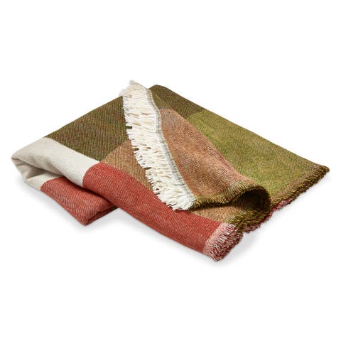 Warm Wishes Multicolor Check Throw Blanket Cozy Acrylic