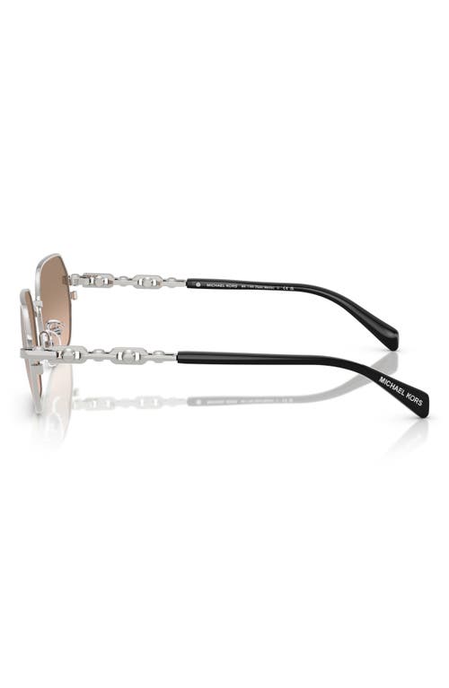 Michael Kors 57mm Geometric Sunglasses In Brown