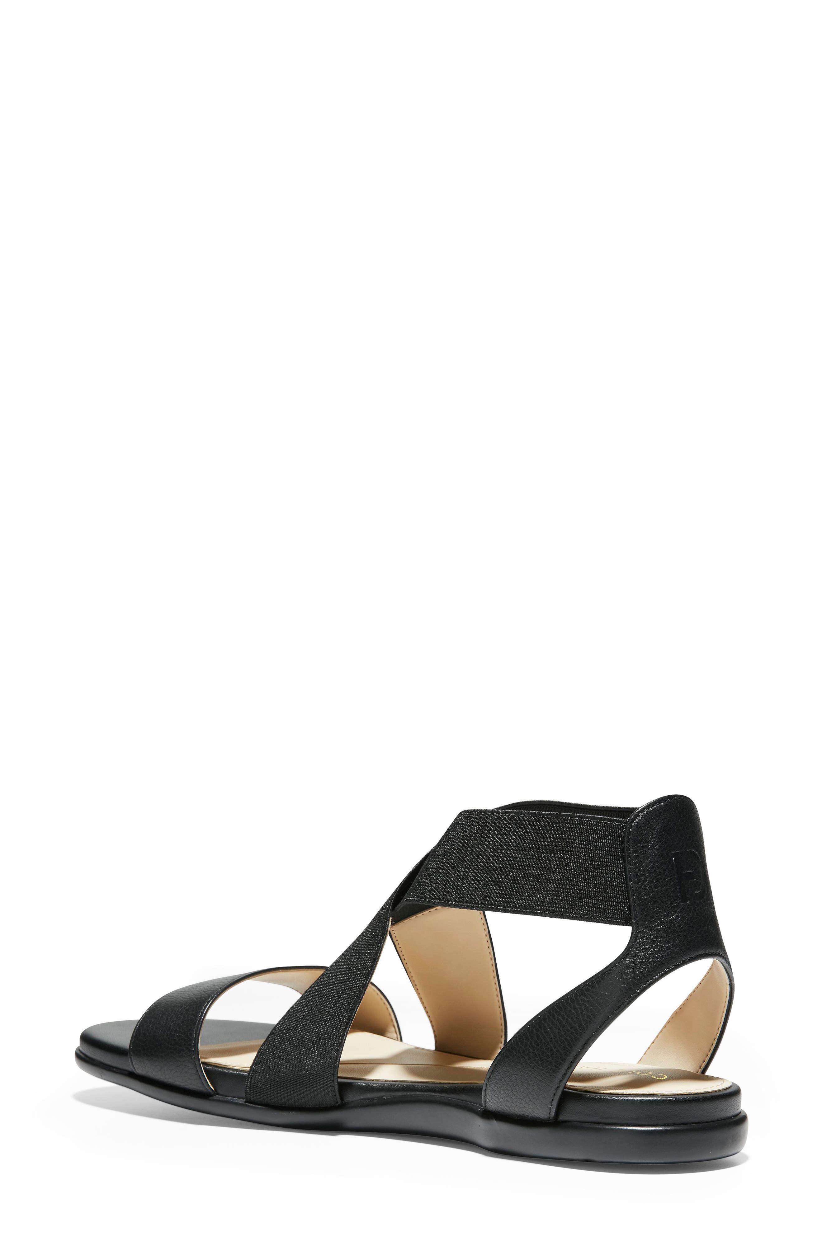 Grand Ambition Sandal, Alternate, color, BLACK LEATHER
