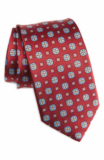 David Donahue Neat Silk Tie