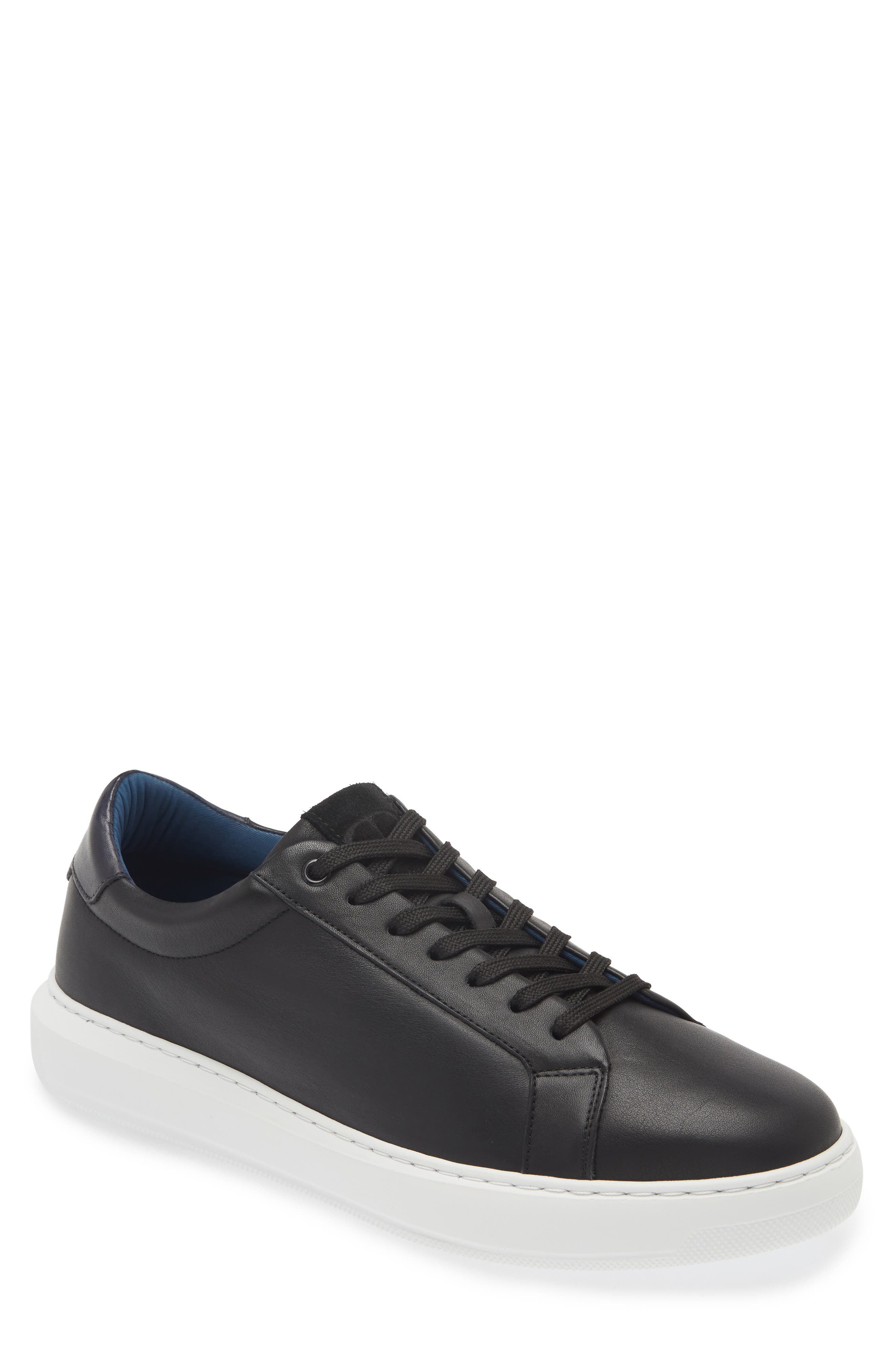 G Brown Puff Low Top Leather Sneaker, Main, color, 