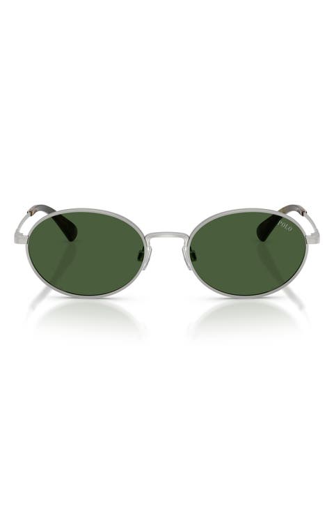 53mm Oval Sunglasses