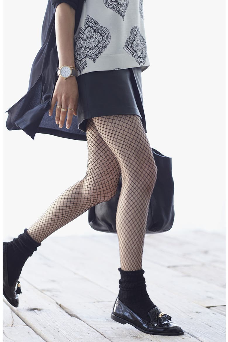 Rib Knit Boot Socks, Alternate, color, BLACK
