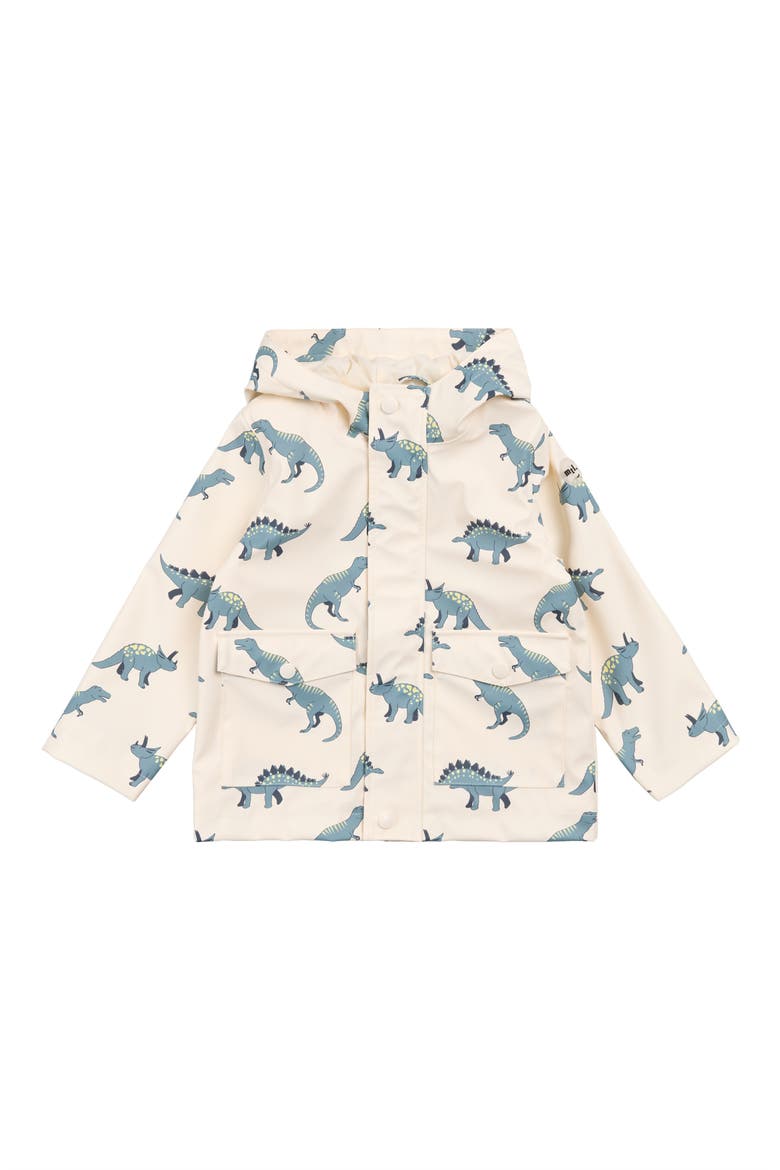 Kids' Hooded Raincoat, Main, color, BEIGE