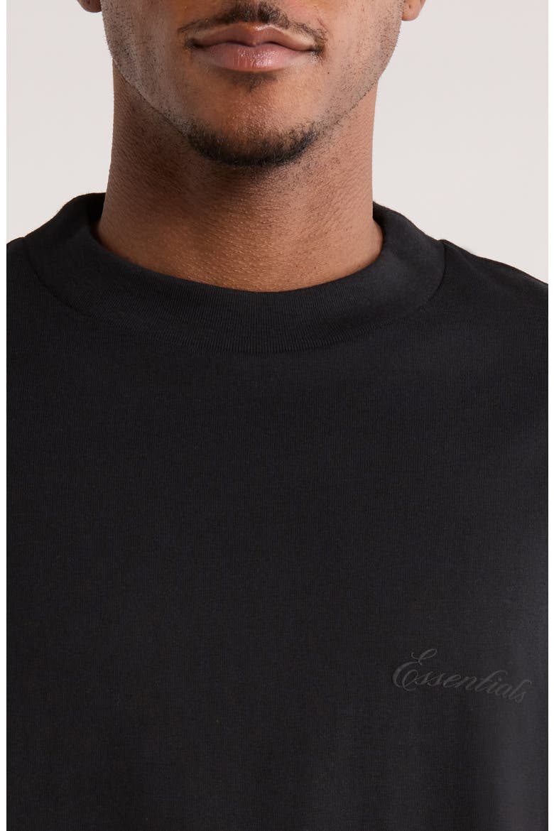 Classic Fit Long Sleeve Cotton T-Shirt, Alternate, color, VINTAGE BLACK