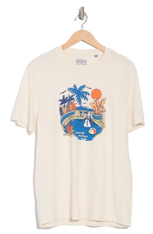 Original Penguin Penguin Graphic T-shirt In White
