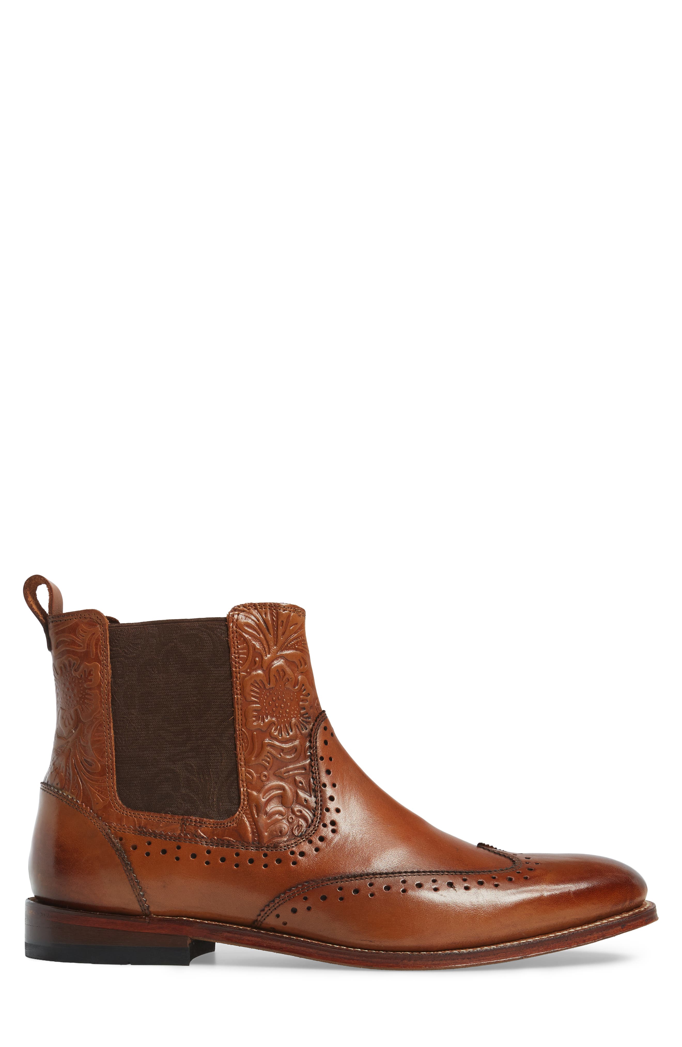 Stacy Adams Madison II Wingtip Chelsea Boot, Alternate, color, 
