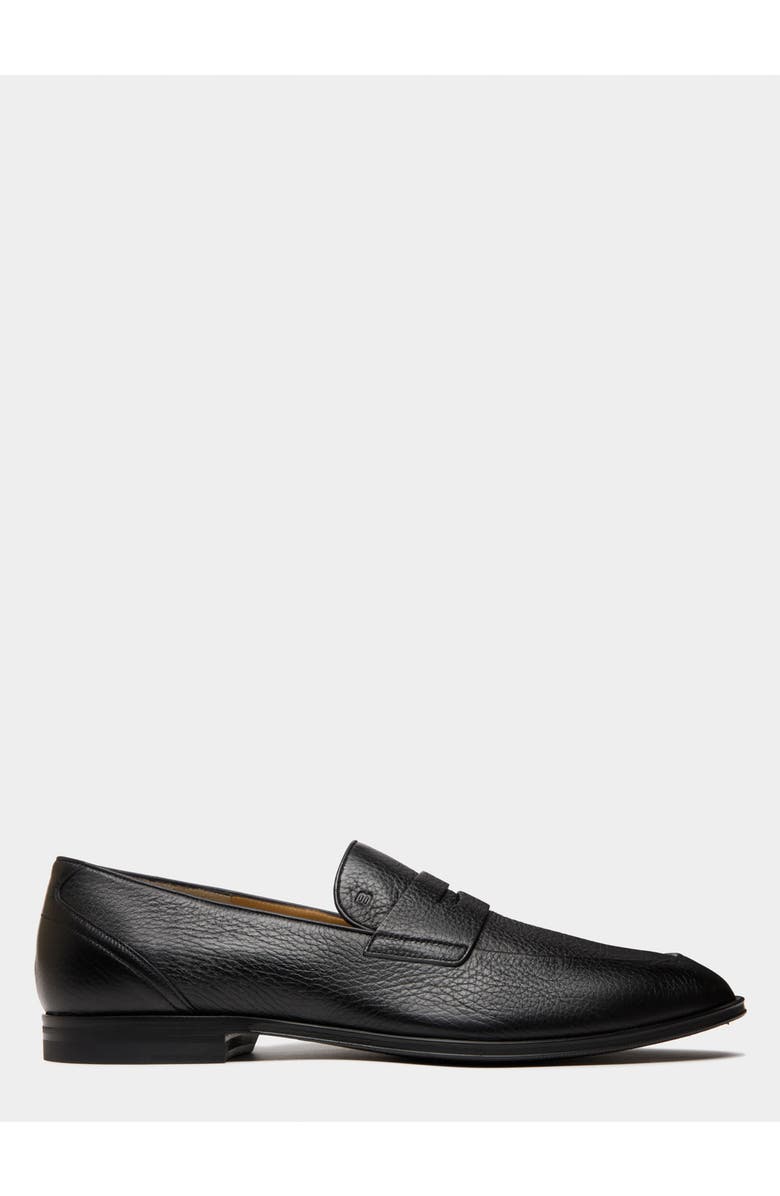 Bally Westminster Loafer In Deer Leather, Main, color, Black