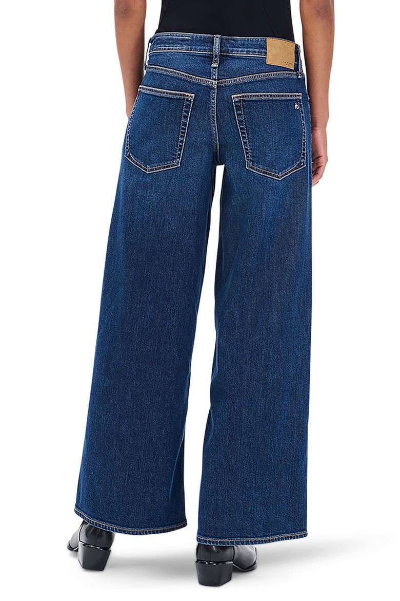 Aiden Low Rise Wide Leg Jeans, Alternate, color, RHNBK