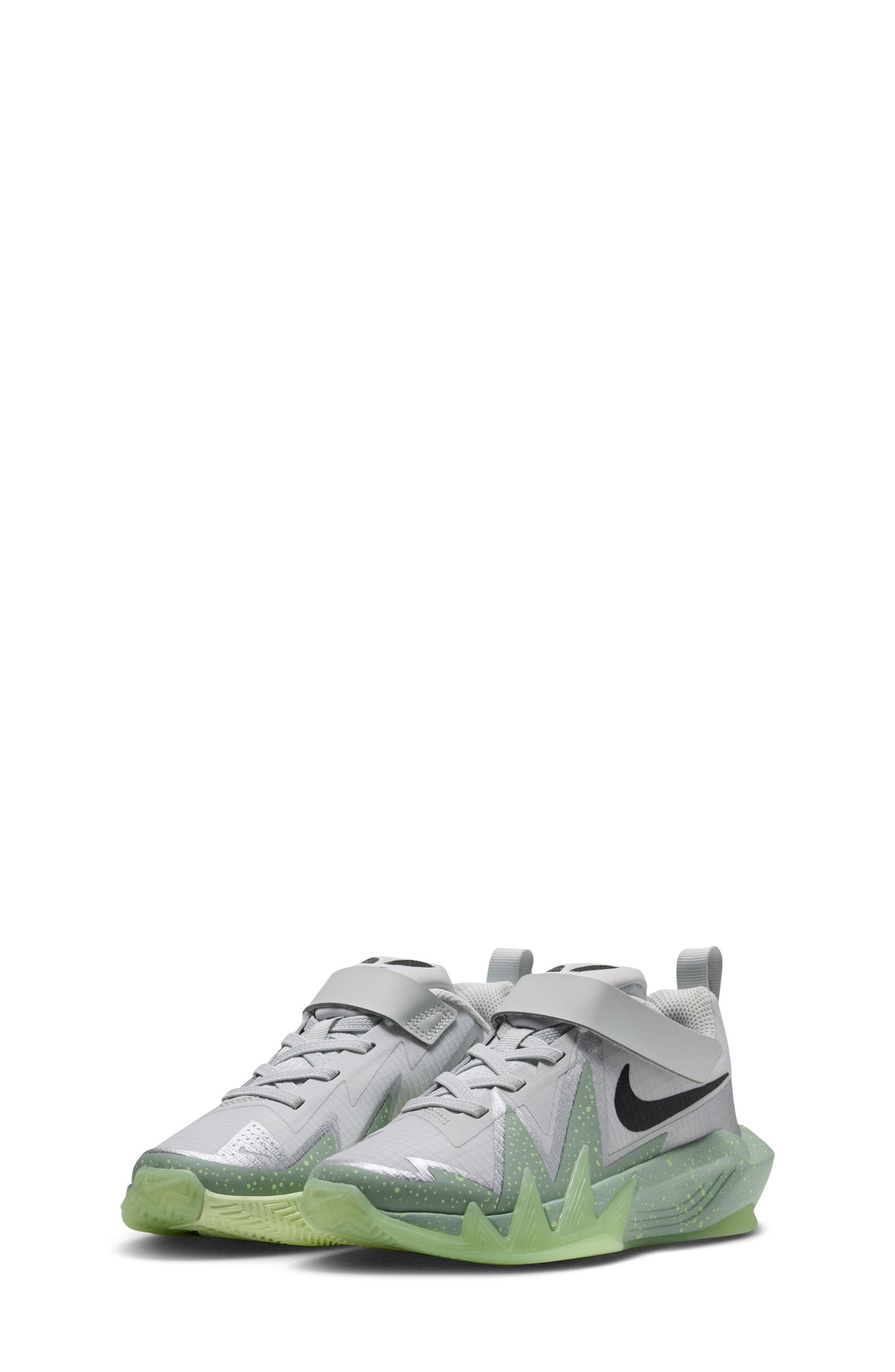 Kids' S.T. Dynamite Basketball Shoe, Main, color, PHOTON DUST/ BLACK/ VOLT