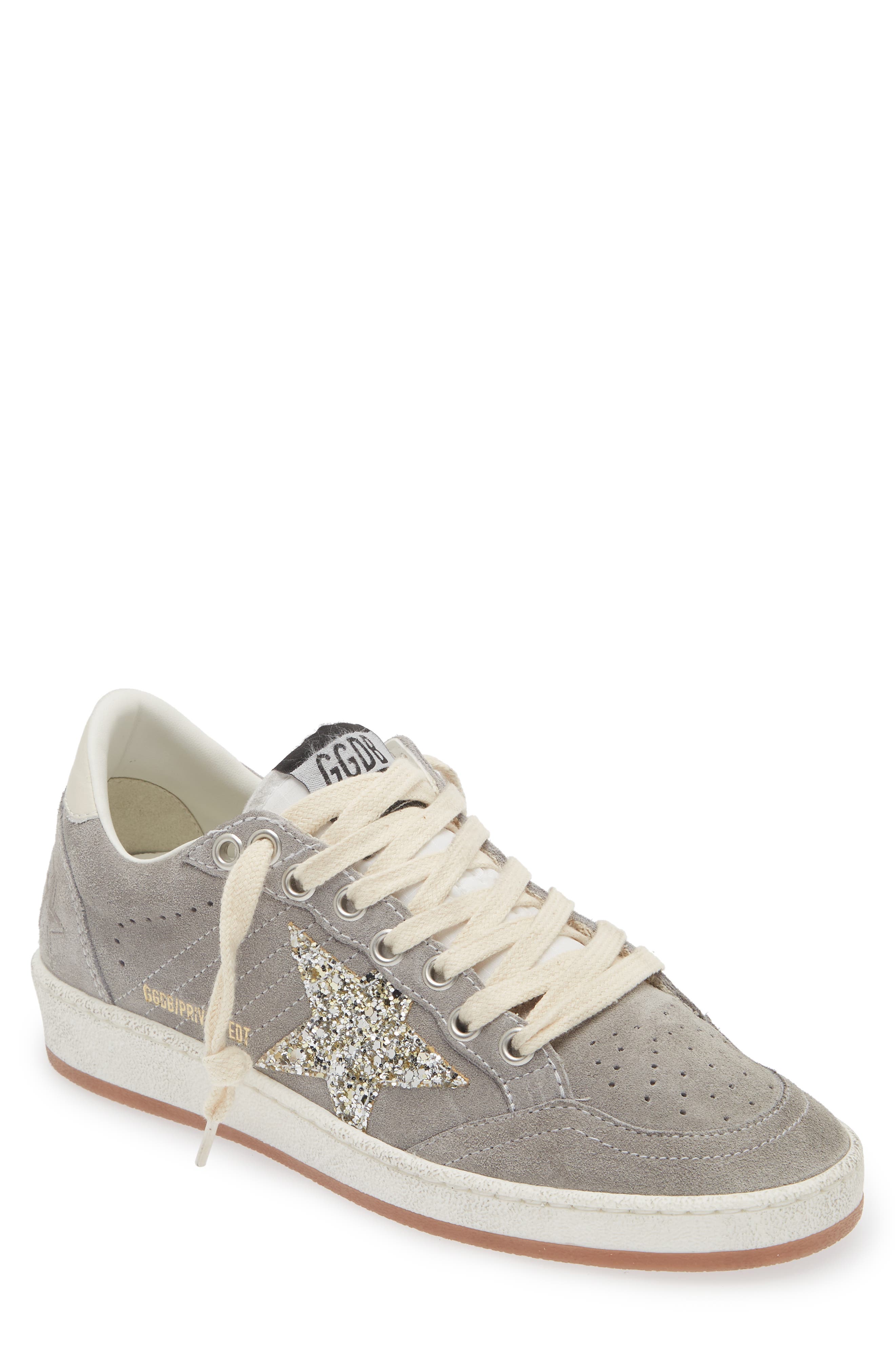 Golden Goose Ball Star Low Top Sneaker, Main, color, Grey