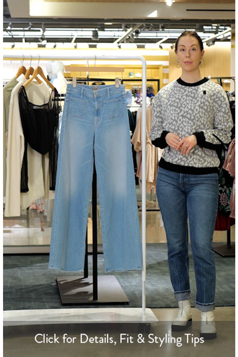 The Patch Pocket Undercover Sneak High Waist Wide Leg Jeans video