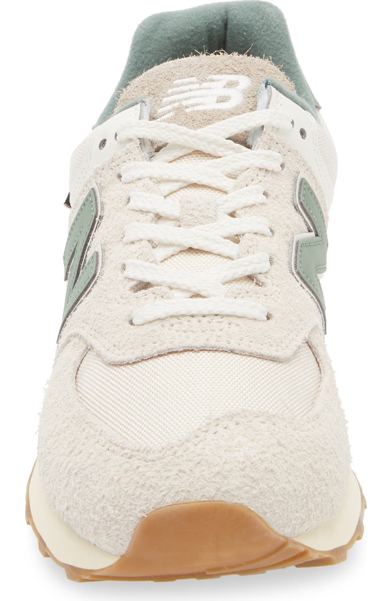 New Balance Gender Inclusive 574 Sneaker, Alternate, color, Calcium/ New Spruce