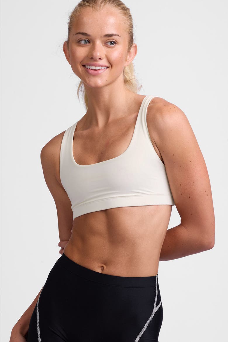 Arabella Sports Bra, Main, color, Vanilla