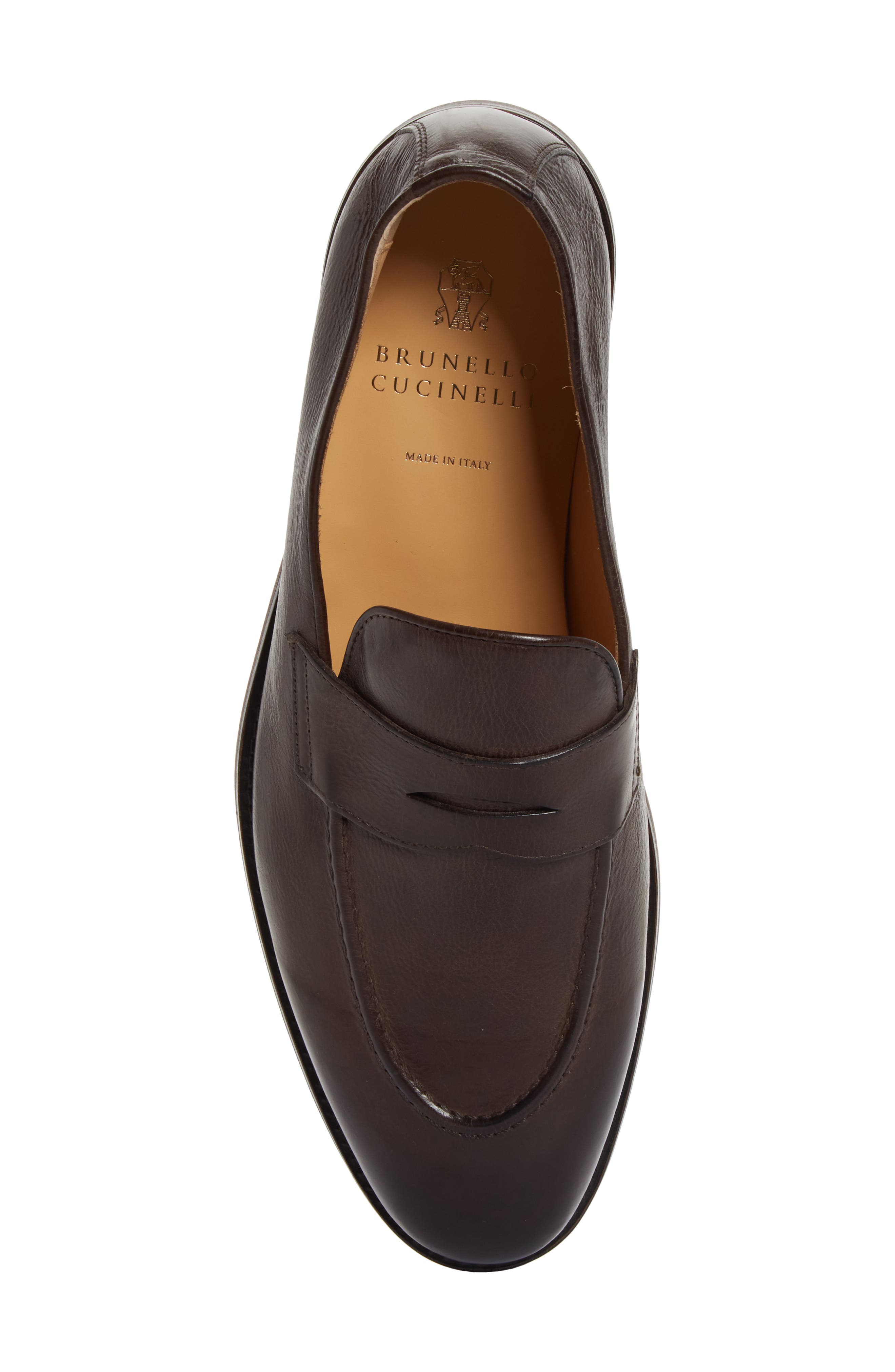 Brunello Cucinelli Apron Toe Penny Loafer, Alternate, color, 