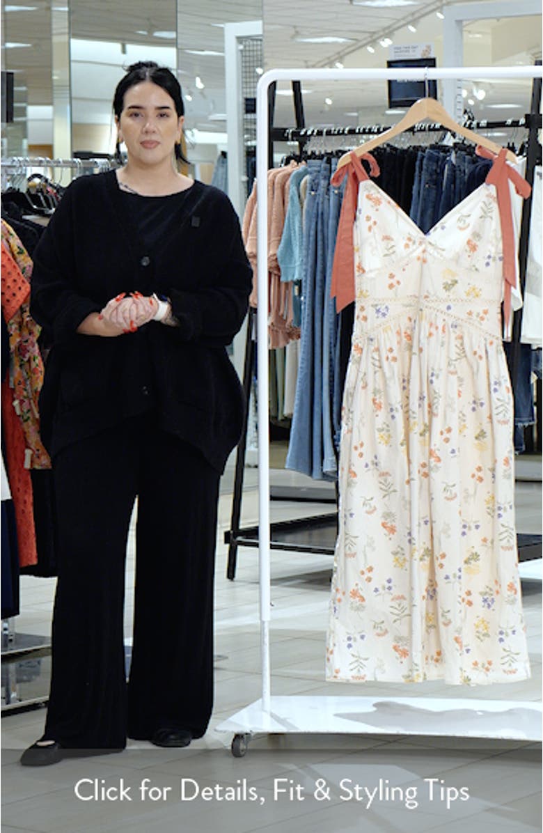 Selah Tie Strap Midi Dress, sales video thumbnail