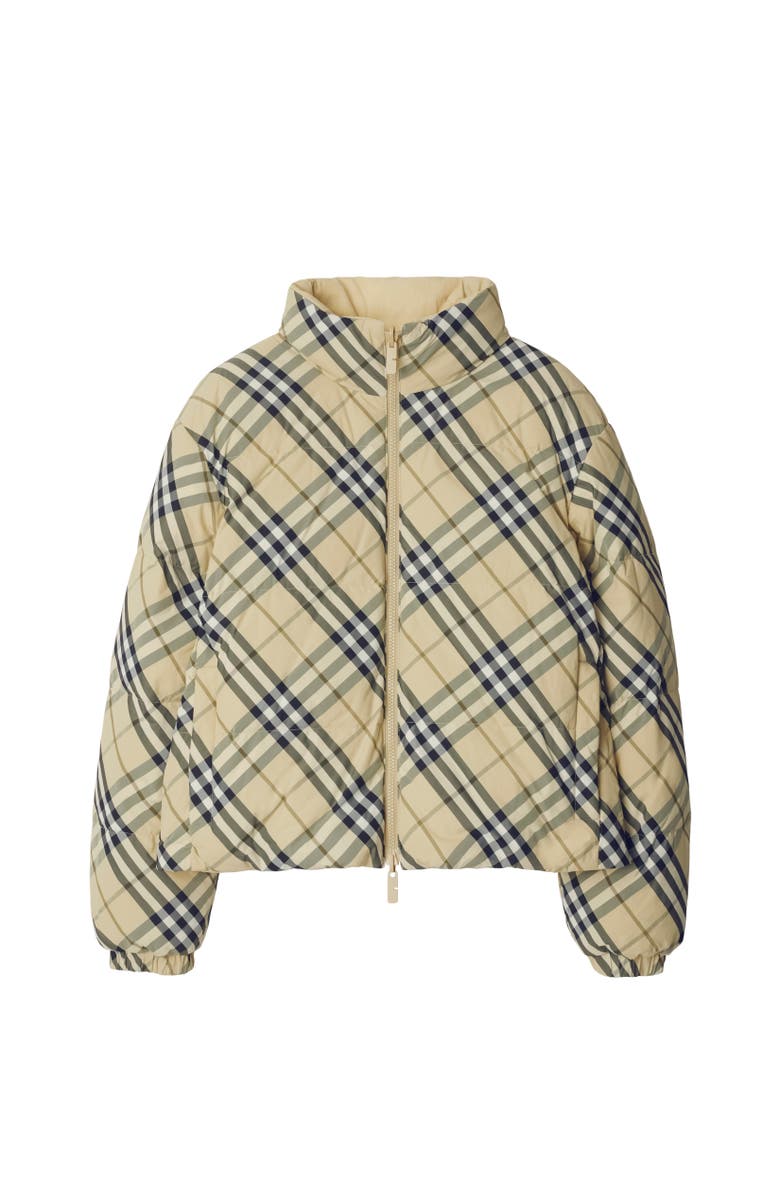 Burberry Reversible Check Puffer Jacket, Alternate, color, 