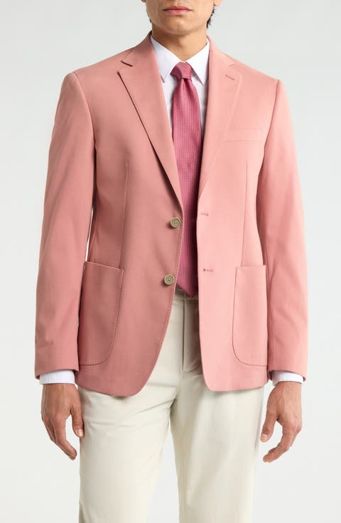 Two-Button Stretch Cotton Sport Coat