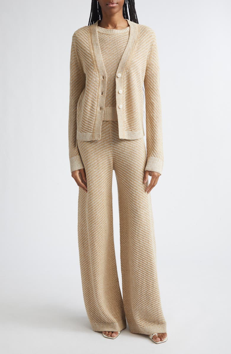 Toccin Lilibet Pull-On Knit Flare Pants, Alternate, color, 