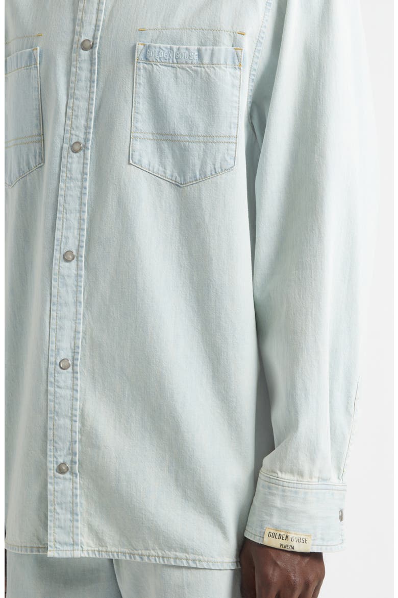 Journey Pedro Denim Overshirt, Alternate, color, LIGHT BLUE