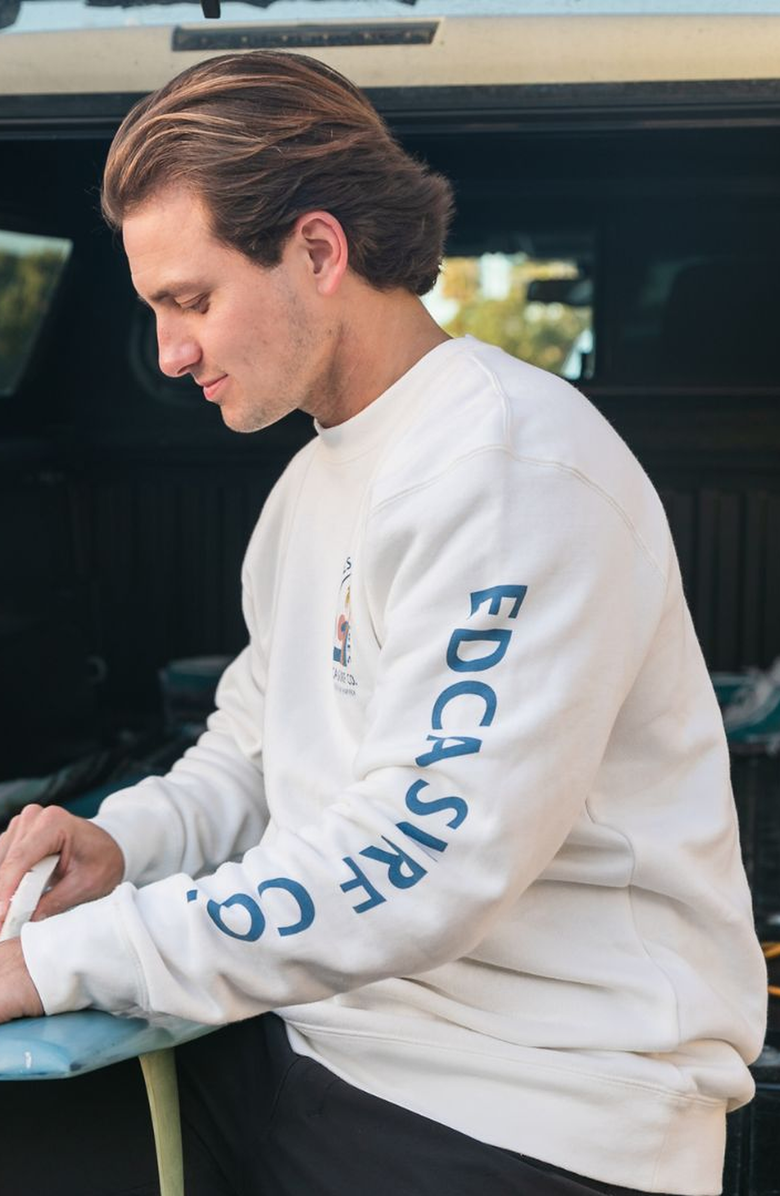 Everyday California Sublime Crewneck Sweater, Alternate, color, Off-White