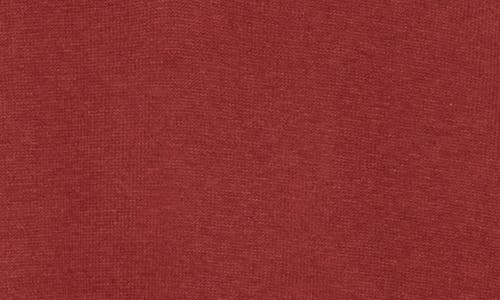 14th & Union 14th And Union Cotton Cashmere Quarter Zip Trim Fit Sweater In Burgundy