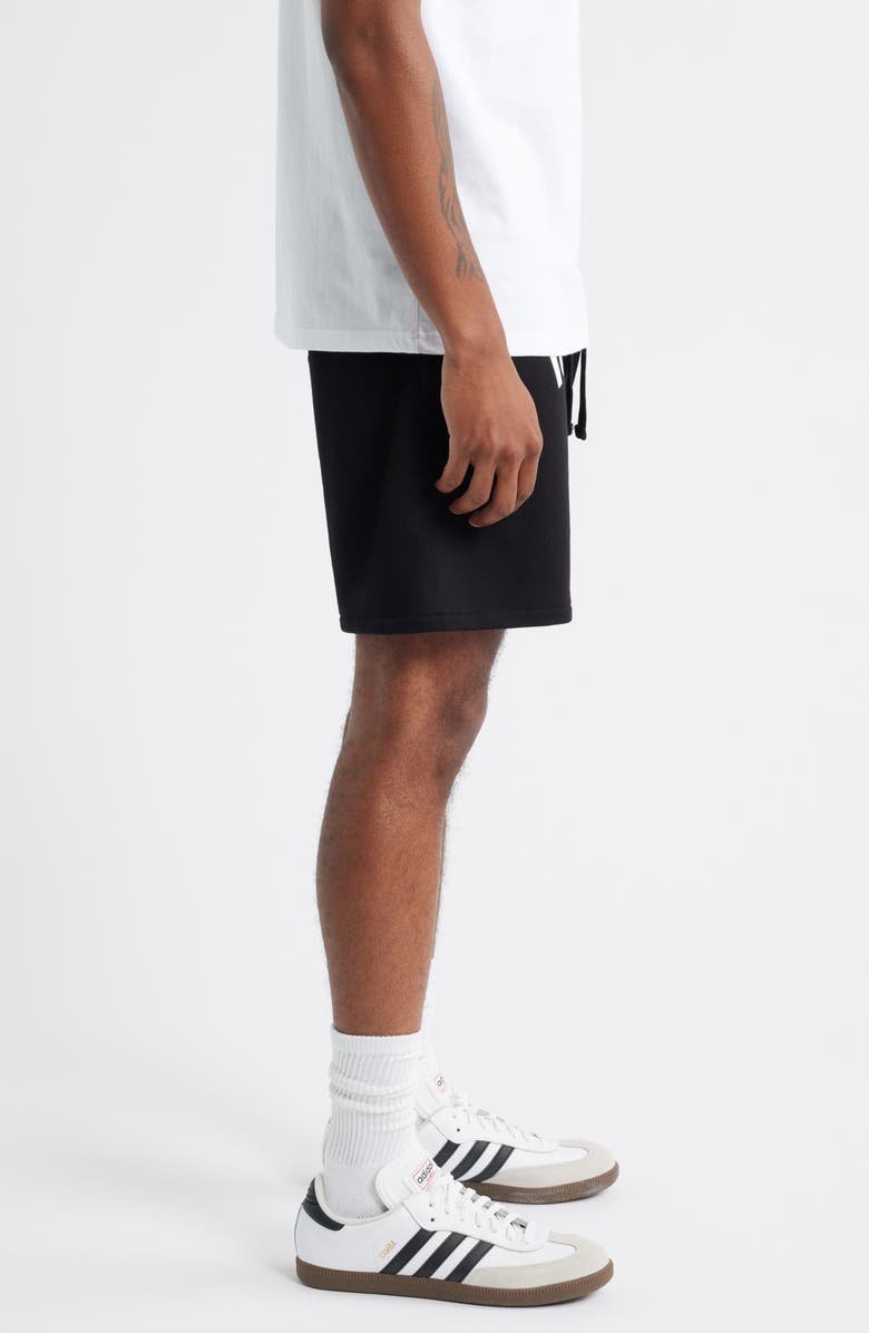 ICECREAM Matt Cotton French Terry Sweat Shorts, Alternate, color, Black