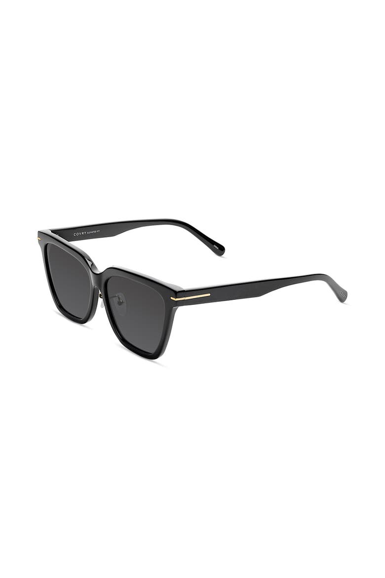 Bella Polarized Sunglasses, Alternate, color, Black
