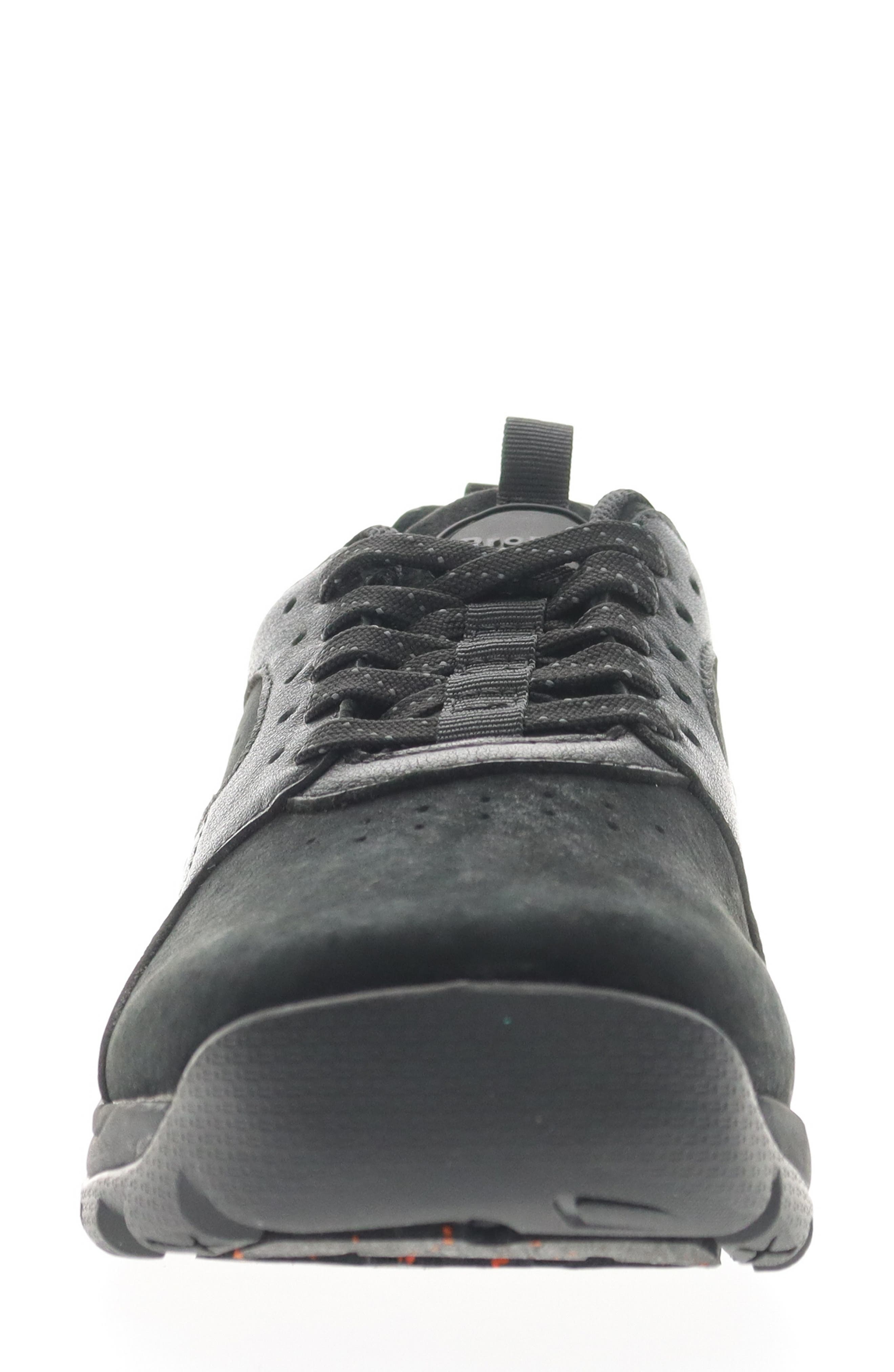 Propét Visper Waterproof Sneaker, Alternate, color, Black Suede