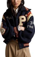 Polo Ralph Lauren Wool Blend Varsity Jacket