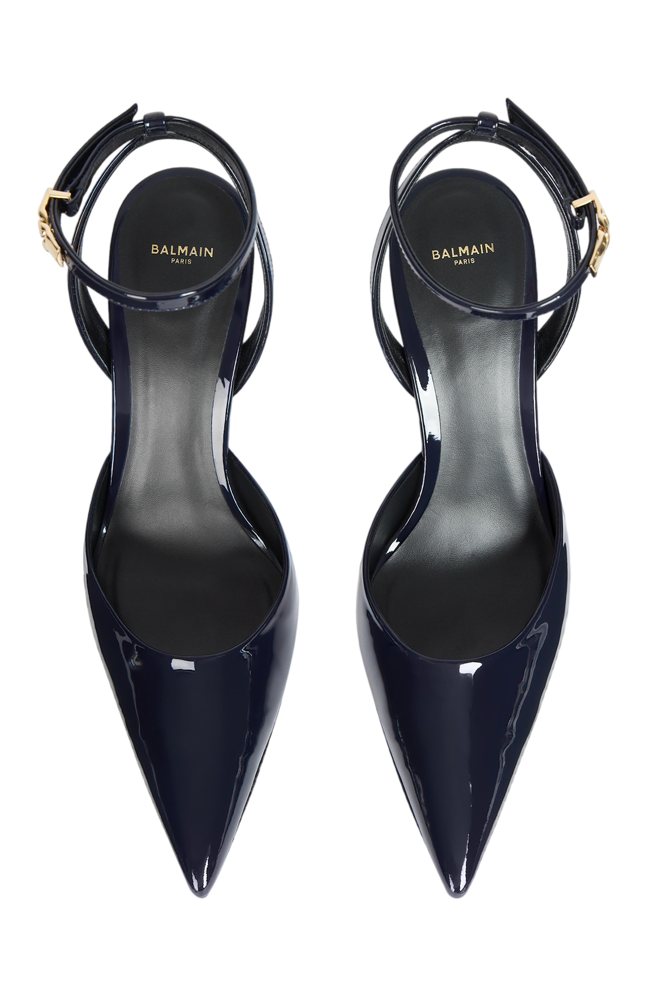 Patent Leather Strappy Courts, Alternate, color, blue