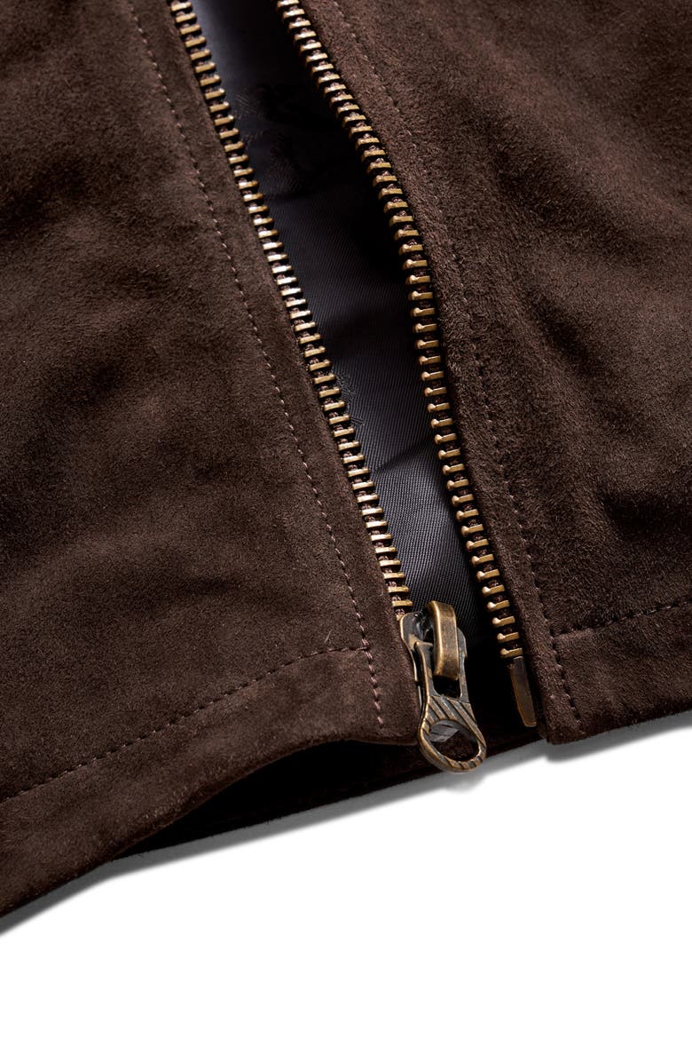 Billy Reid Blake Suede Jacket, Alternate, color, 