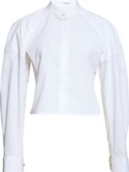 Helmut Lang Cotton Poplin Saddle Shirt