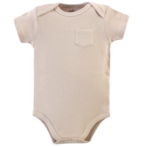Touched By Nature Organic Cotton Bodysuits In Brown