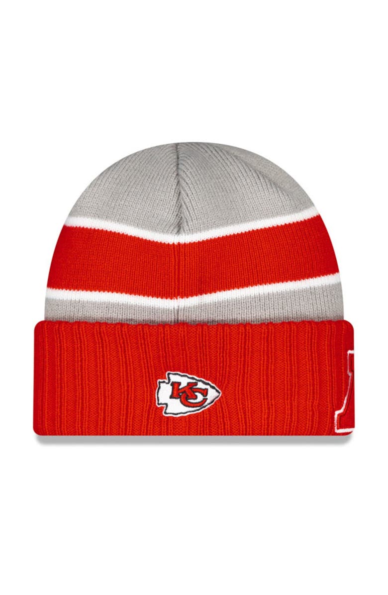 New Era Men's New Era Gray Kansas City Chiefs 2024 NFL Pro Bowl Cuffed Knit Hat, Main, color, 