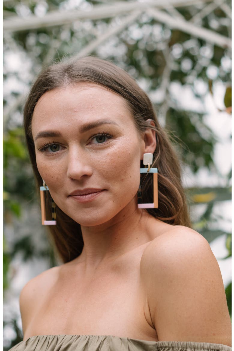Statement Drop Earrings, Alternate, color, MULTI