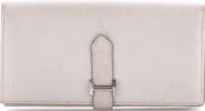 Pre-Owned Hermes Bearn Wallet Chevre Mysore Long