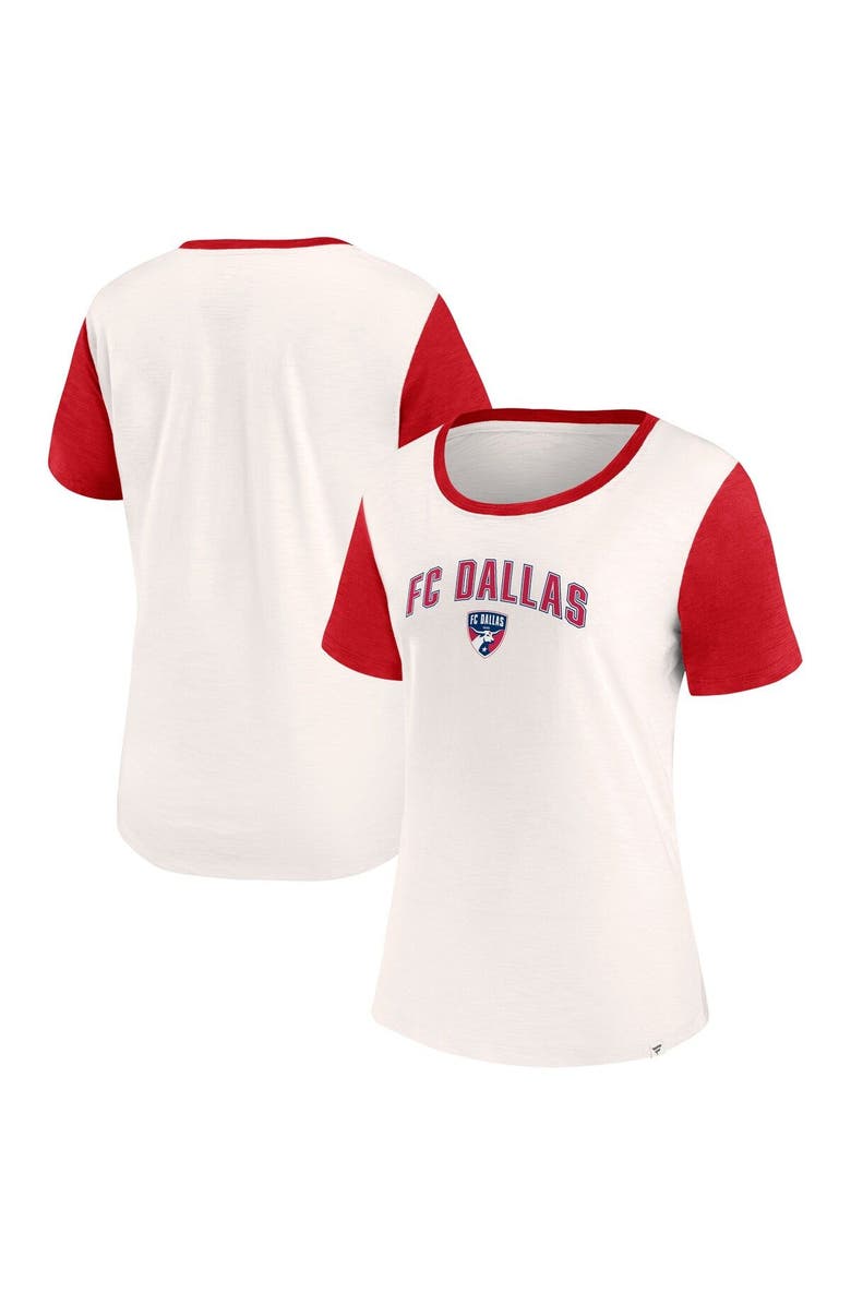 FANATICS Women's Fanatics Branded Cream FC Dallas Volley T-Shirt, Alternate, color, 