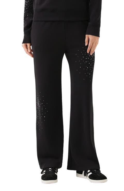 Embellished Wide Leg Sweatpants