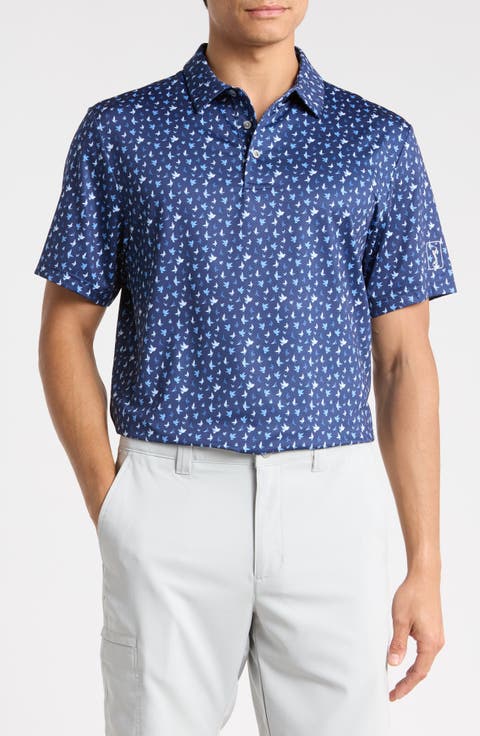 All Over Birdie Knit Polo