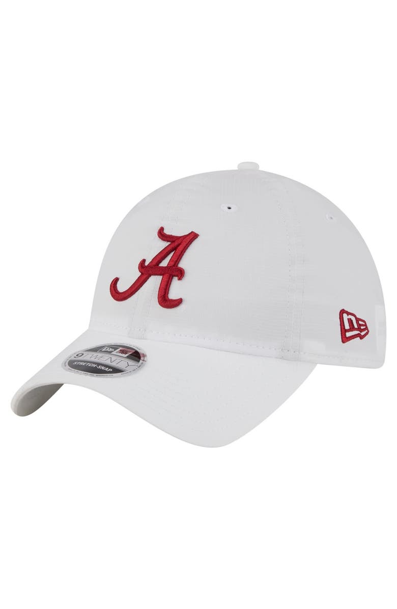 New Era Men's New Era White Alabama Crimson Tide Active Ripstop 9TWENTY Adjustable Hat, Main, color, 