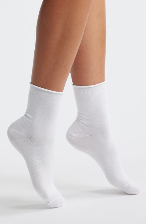 Roll Top Crew Socks