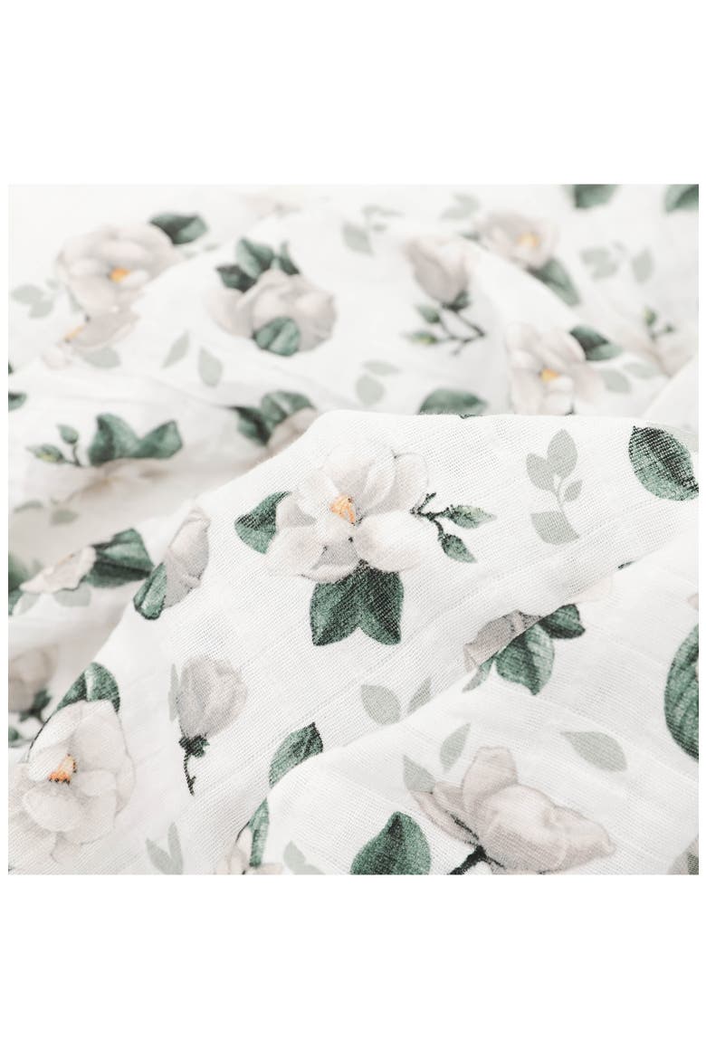 2-Pack Organic Cotton Muslin Swaddle Blanket, Alternate, color, MAGNOLIA