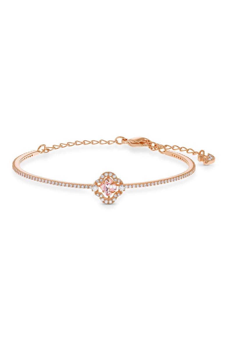 Una Dancing Crystal Bangle, Main, color, PINK