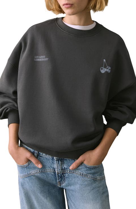 Glow Up Mode Graphic Sweatshirt