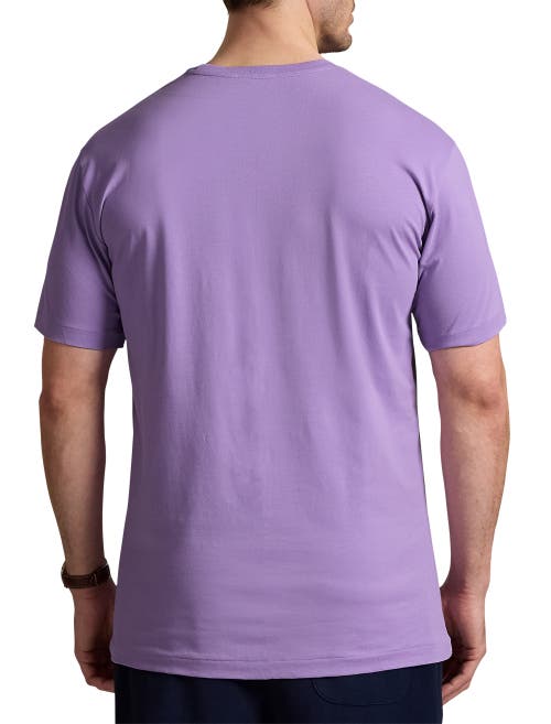 Polo Ralph Lauren Big & Tall Logo Jersey T-shirt In Light Lilac