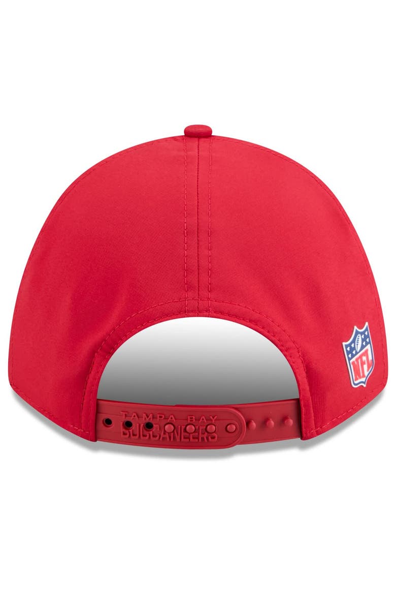 New Era Men's New Era Red Tampa Bay Buccaneers 2025 Sideline  M-Crown 9FORTY Adjustable Hat, Alternate, color, Red