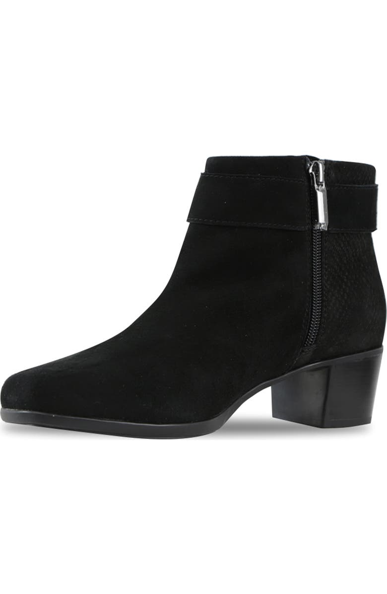 Munro Callie Water Resistant Bootie, Alternate, color, Black Combo