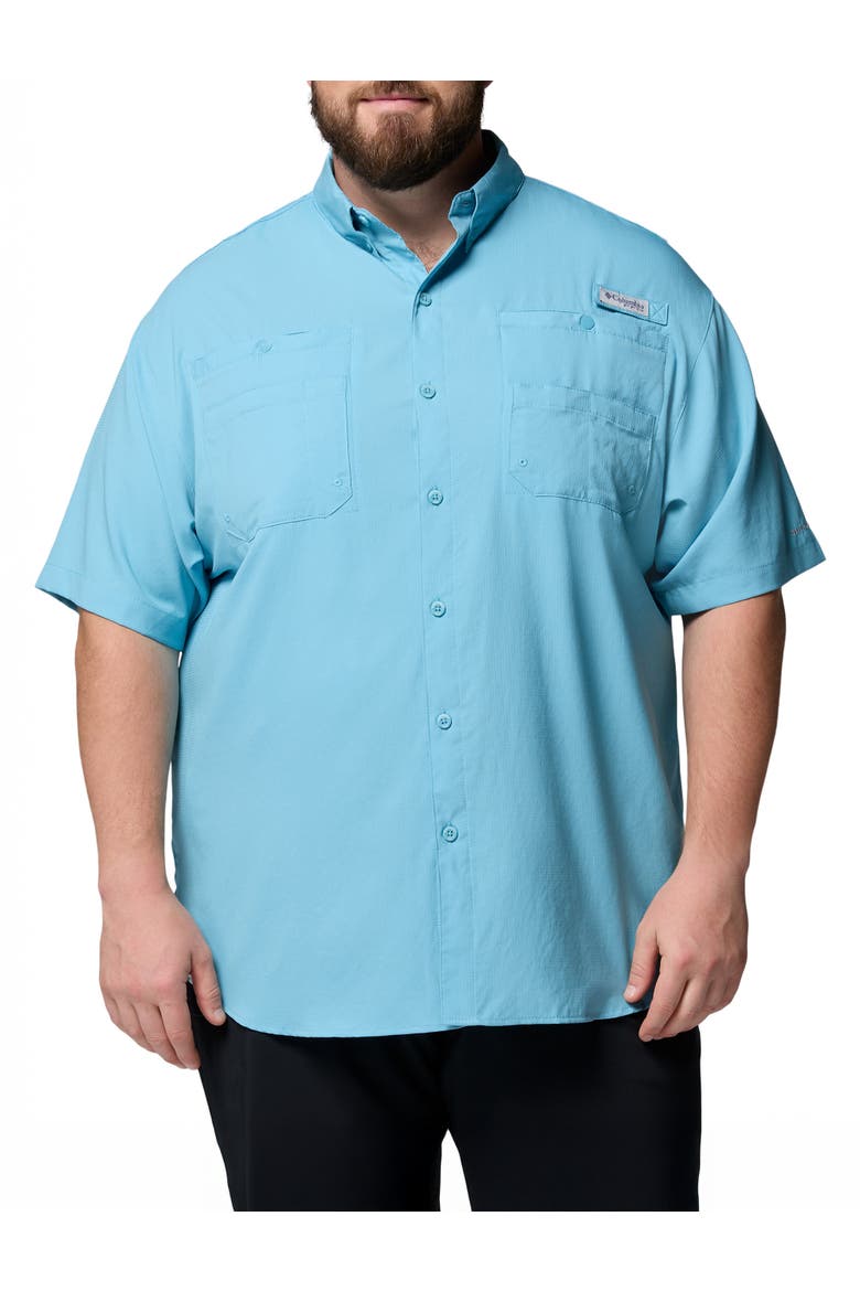 Big & Tall PFG Tamiami II Sport Shirt, Main, color, VINTAGE BLUE