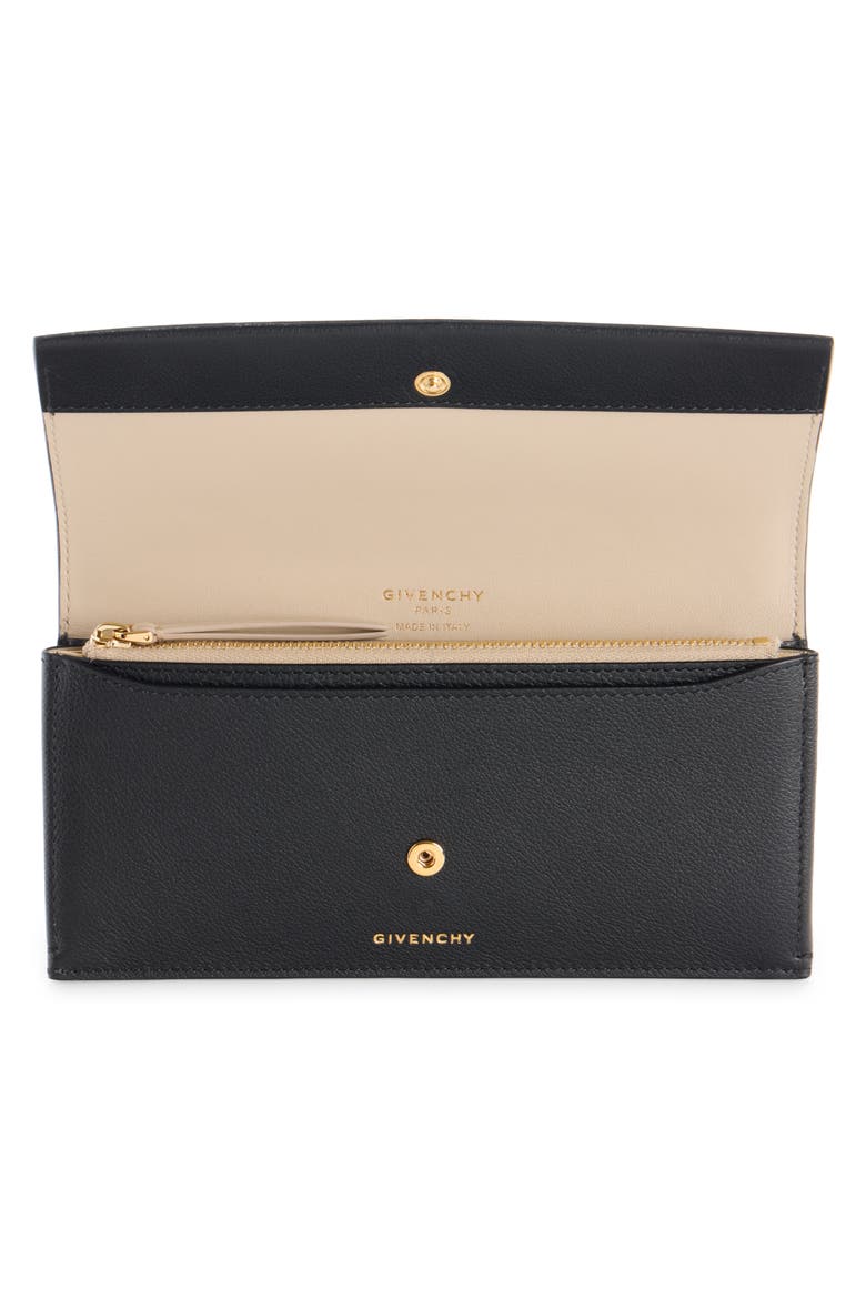 Day Grained Leather Continental Wallet, Alternate, color, 001-BLACK